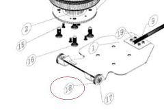 T08103B/18 Колесо нейлоновое